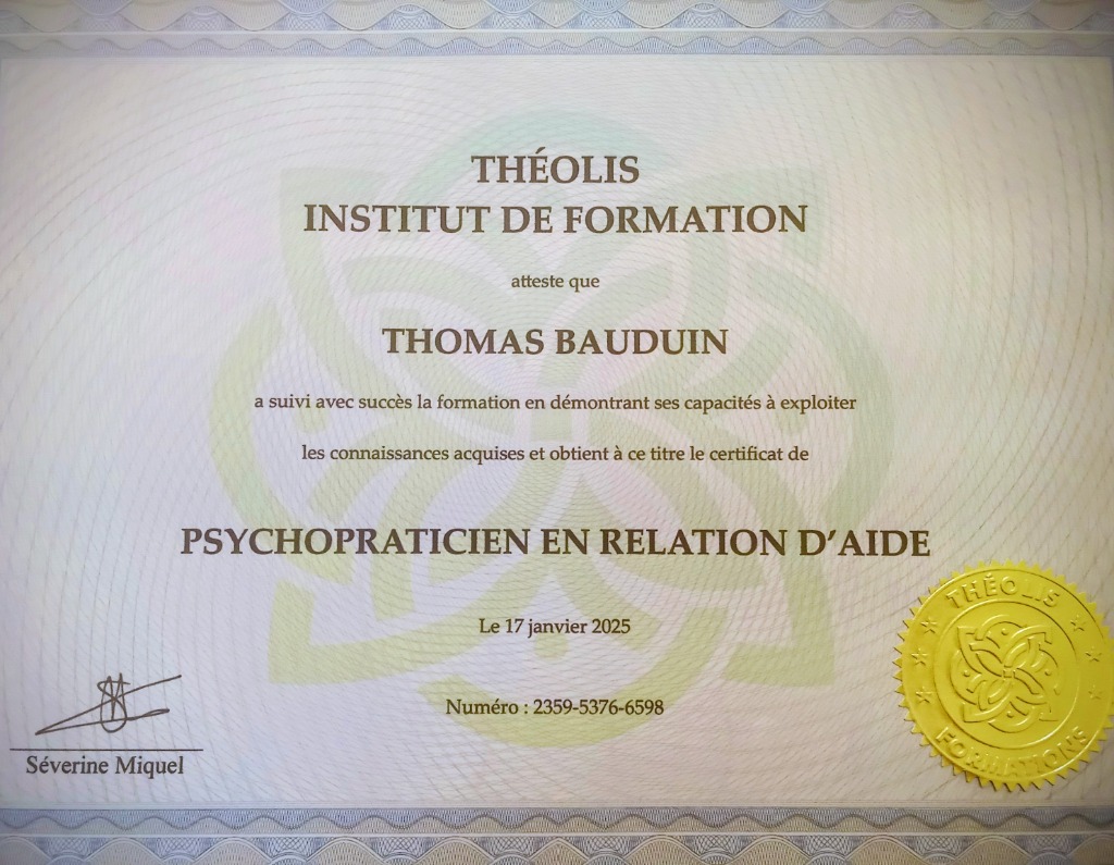 photo diplome Thomas bauduin