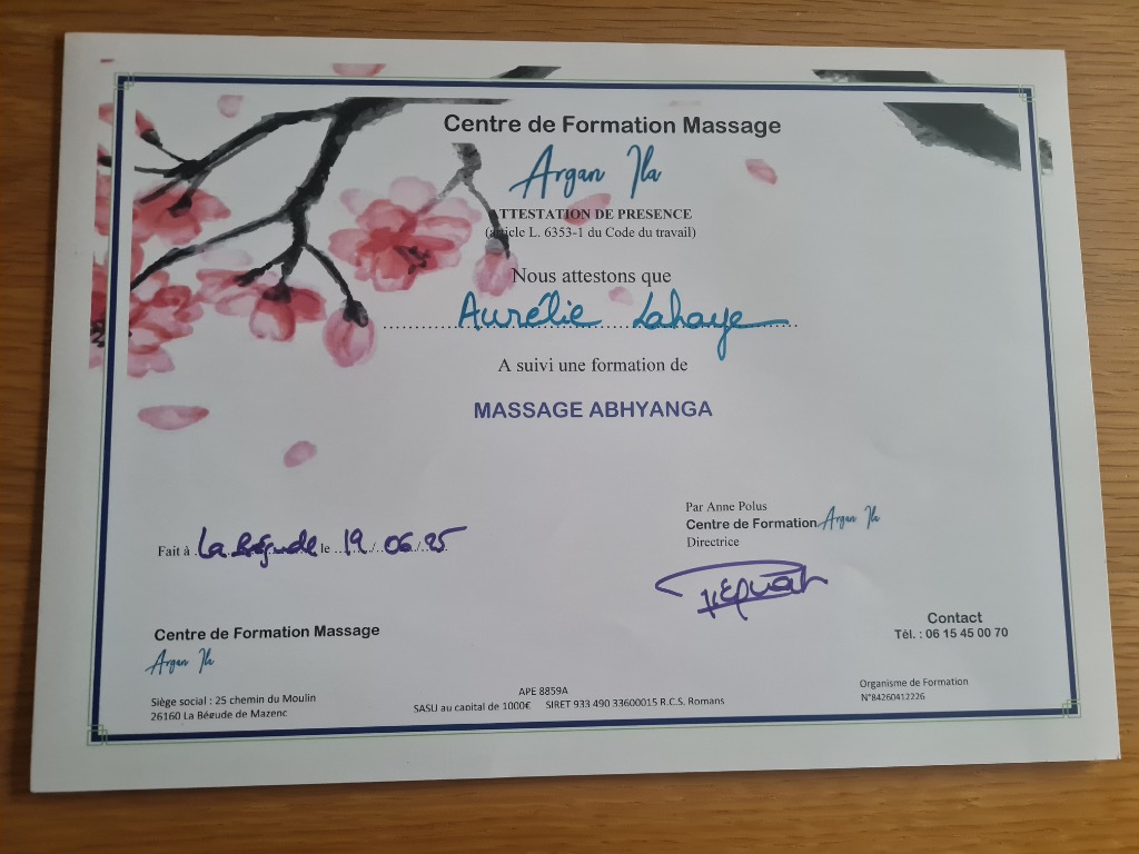 photo diplome Aurélie Lahaye