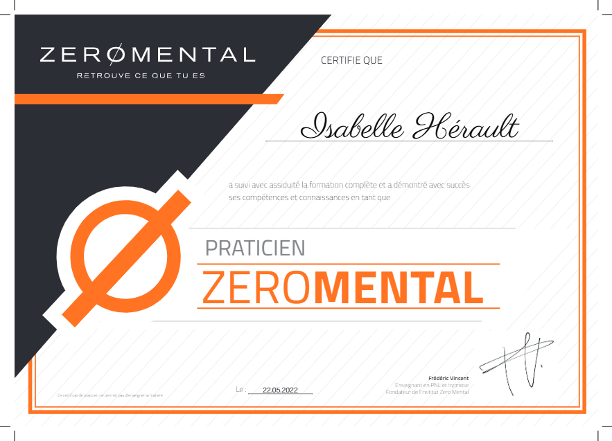 photo diplome Isabelle HERAULT