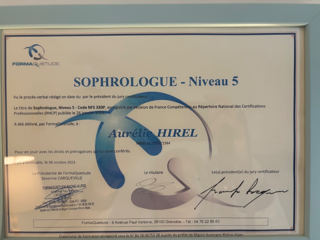 photo diplome Aurélie Hirel