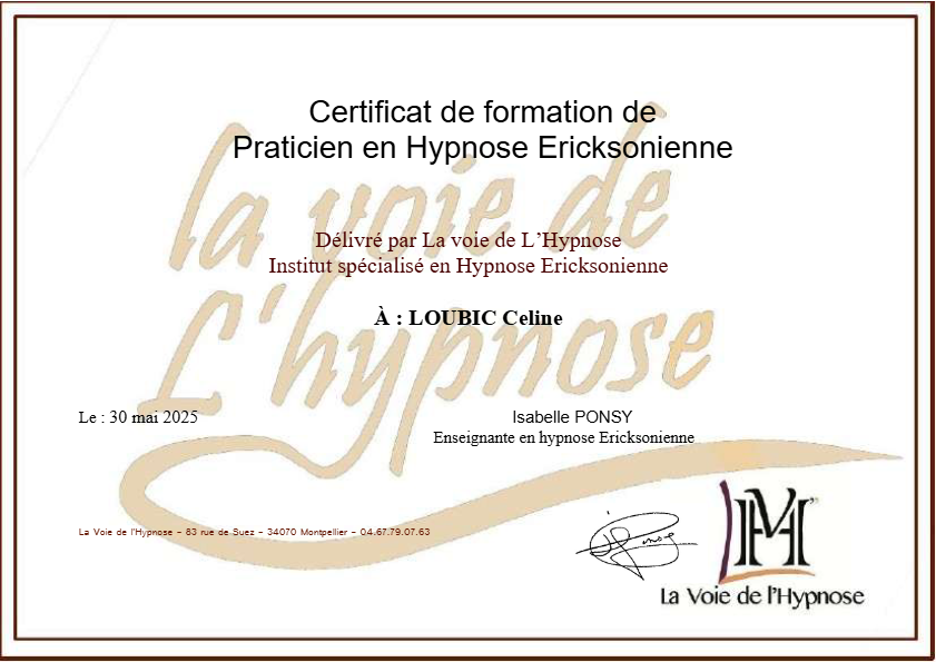 photo diplome Celine Loubic