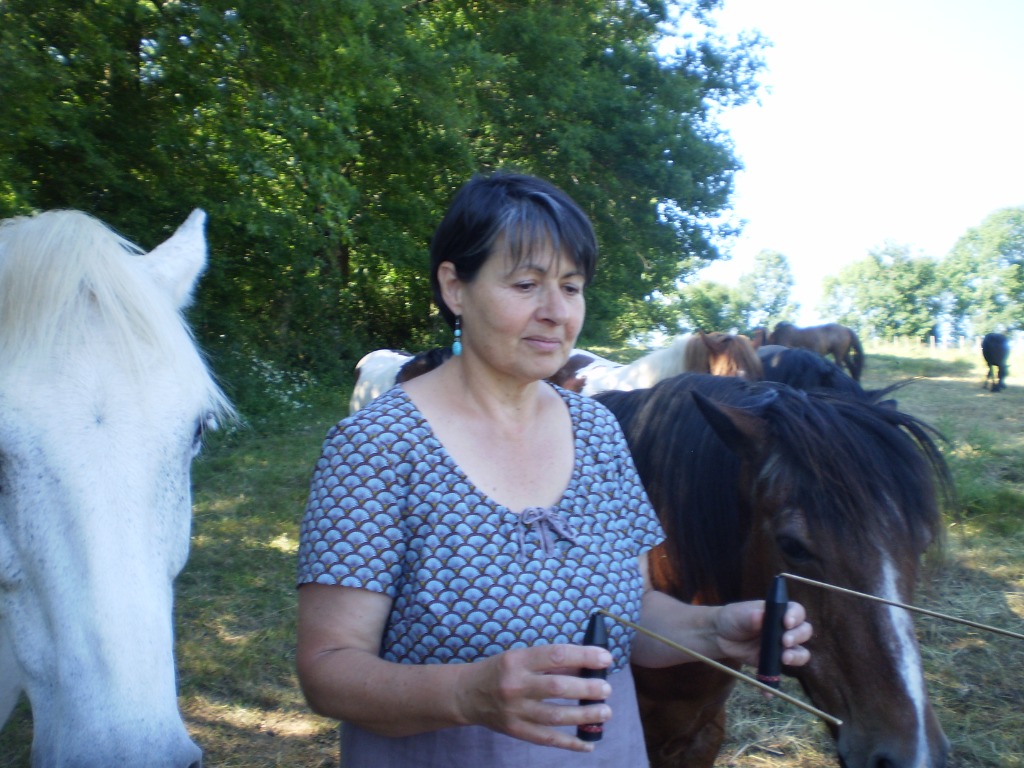 photo seance Nathalie Montel praticienne en Médecine Symbolique