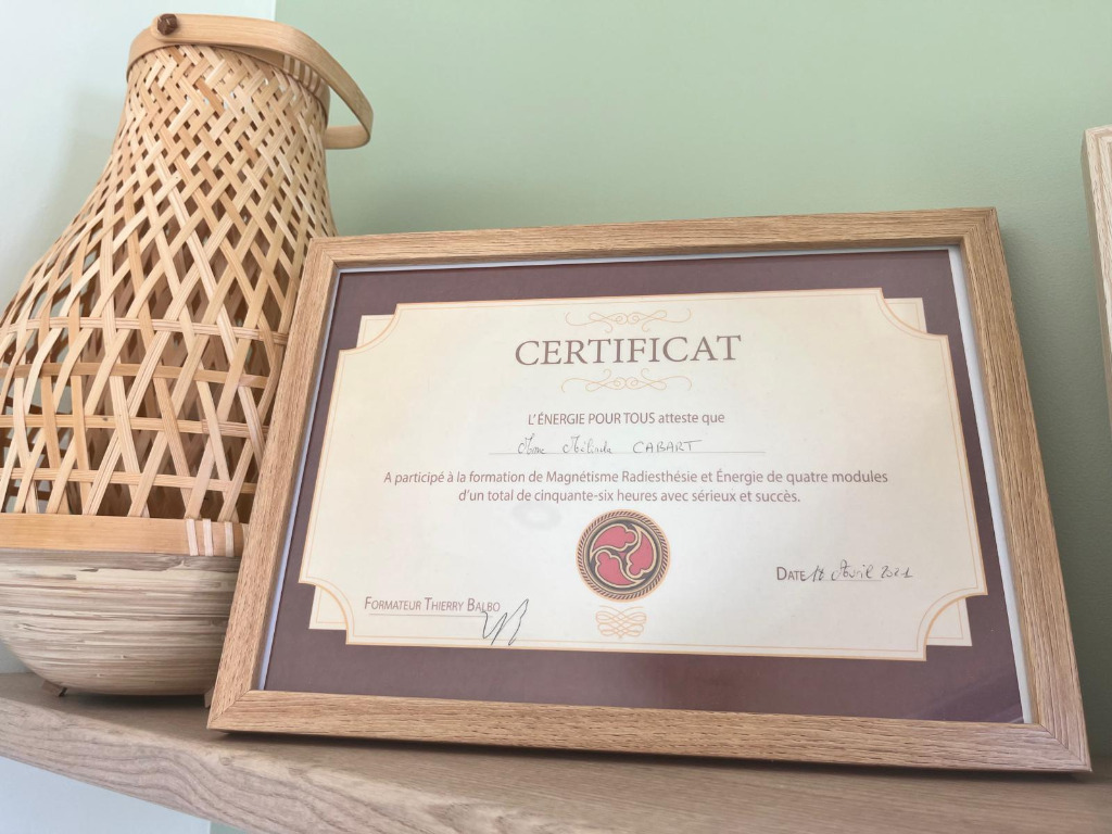 photo diplome Mélinda Cabart - Evolumia