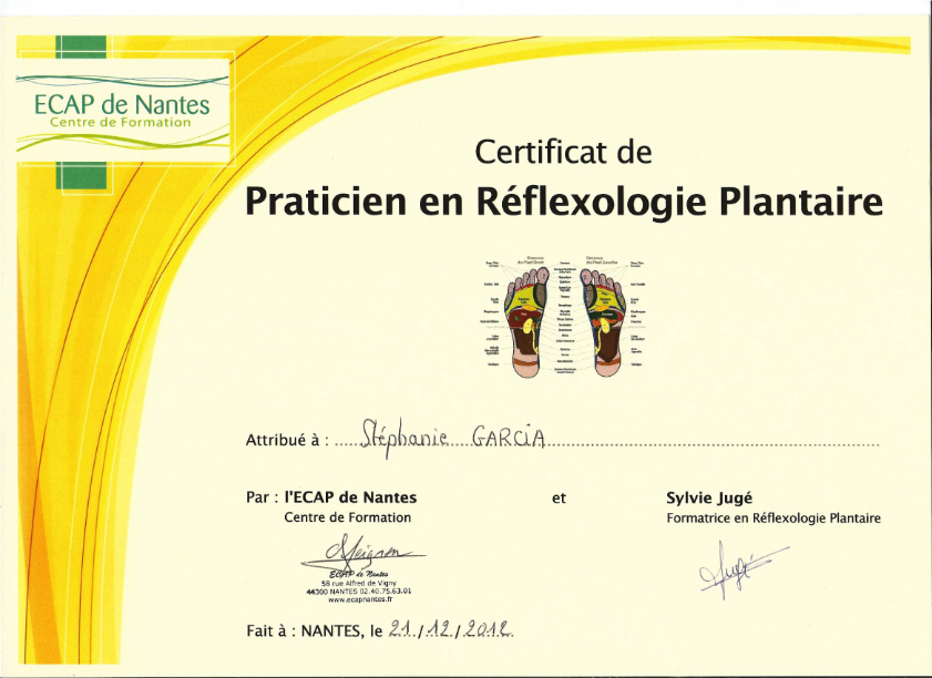 photo diplome Stéphanie GARCIA