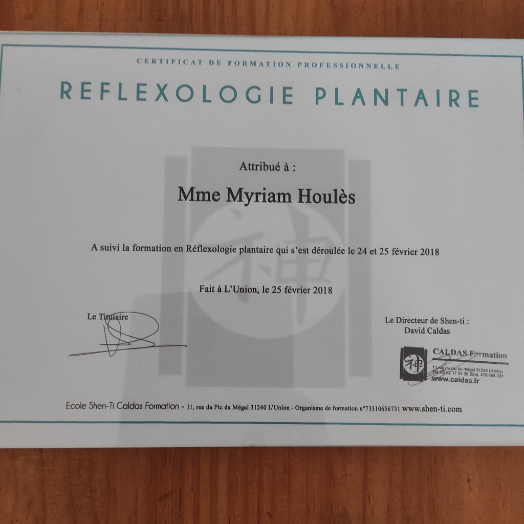 photo diplome Myriam Houlès 