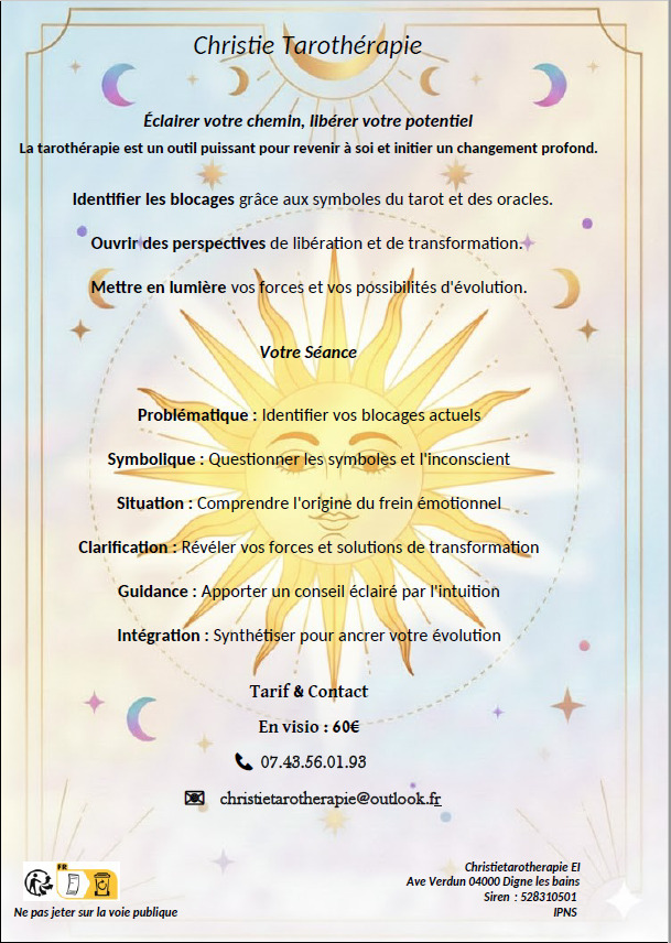 photo seance Christietarotherapie