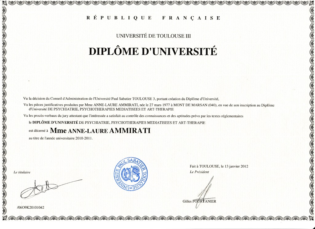 photo diplome Anne-Laure Ammirati