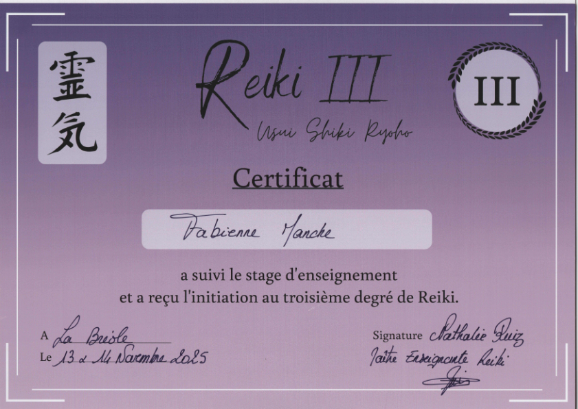 photo diplome Freyja Fabienne Manche