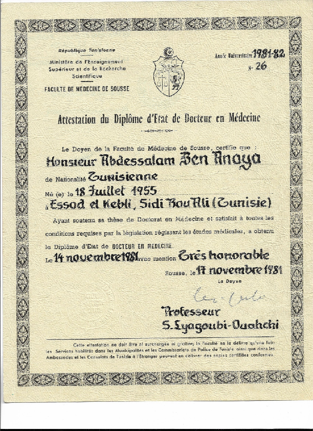 photo diplome ClinAddict Cannes