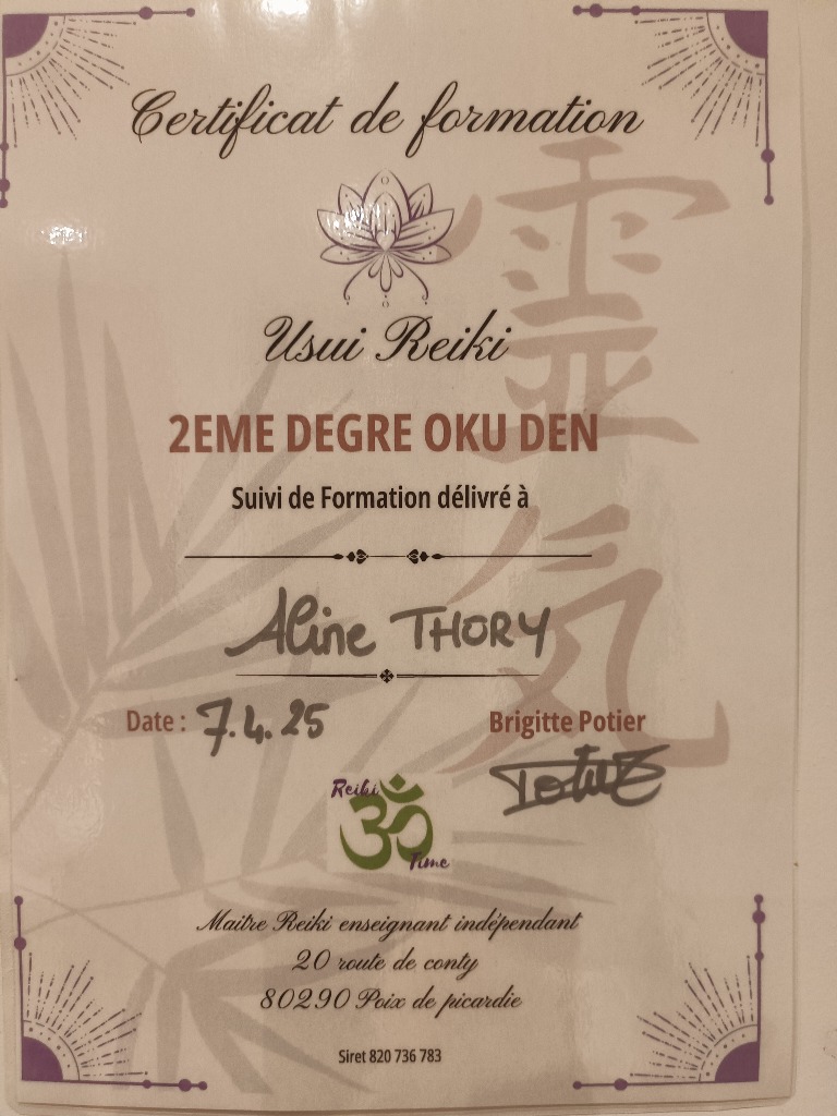 photo diplome Pasithéa 