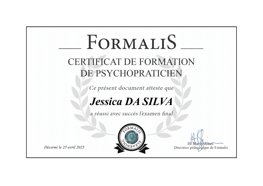 photo diplome Jessica Da silva