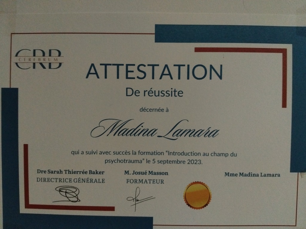 photo diplome Madina