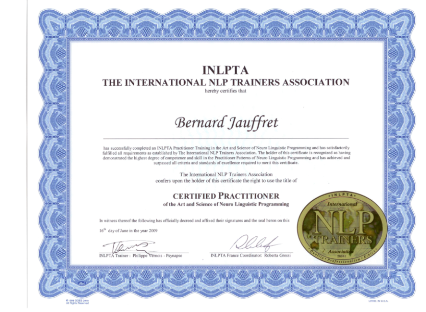 photo diplome Bernard Jauffret