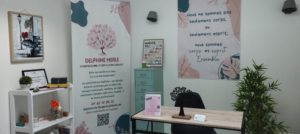 photo cabinet Delphine Merle Constellations Familiales 