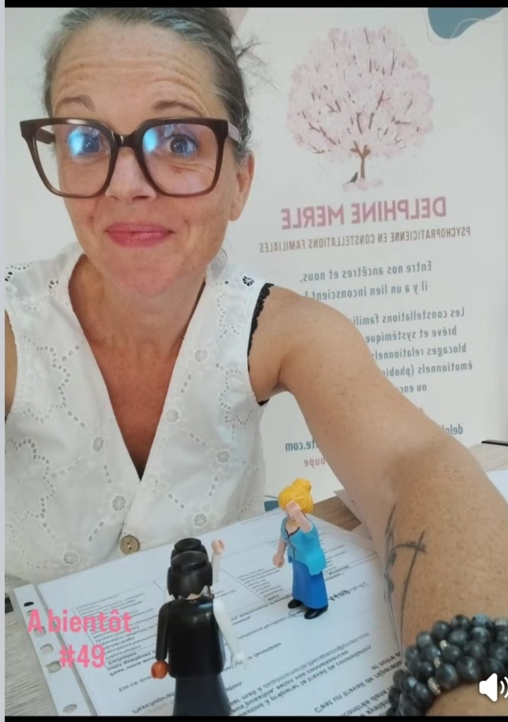 photo portrait Delphine Merle Constellations Familiales 