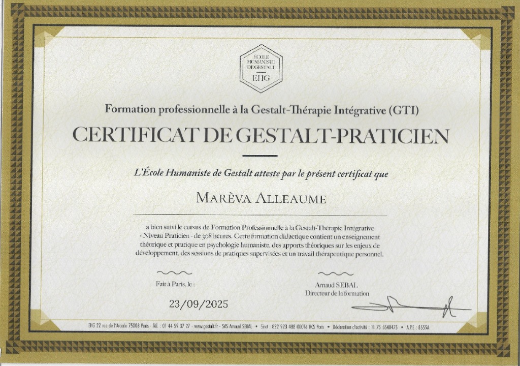 photo diplome Marèva Alleaume