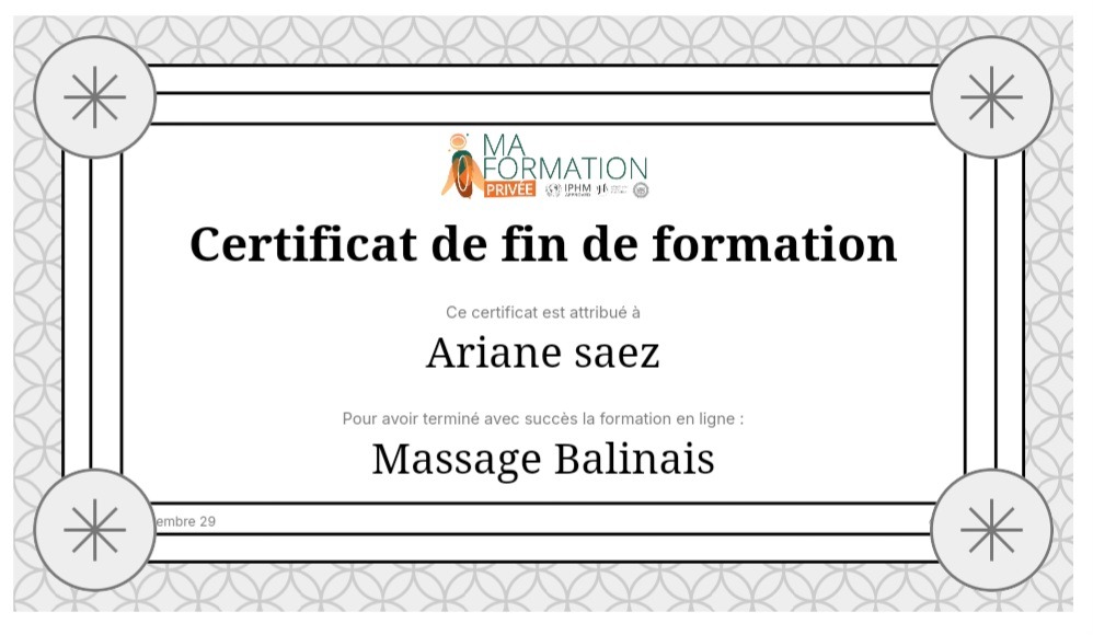 photo diplome Esthétique formations