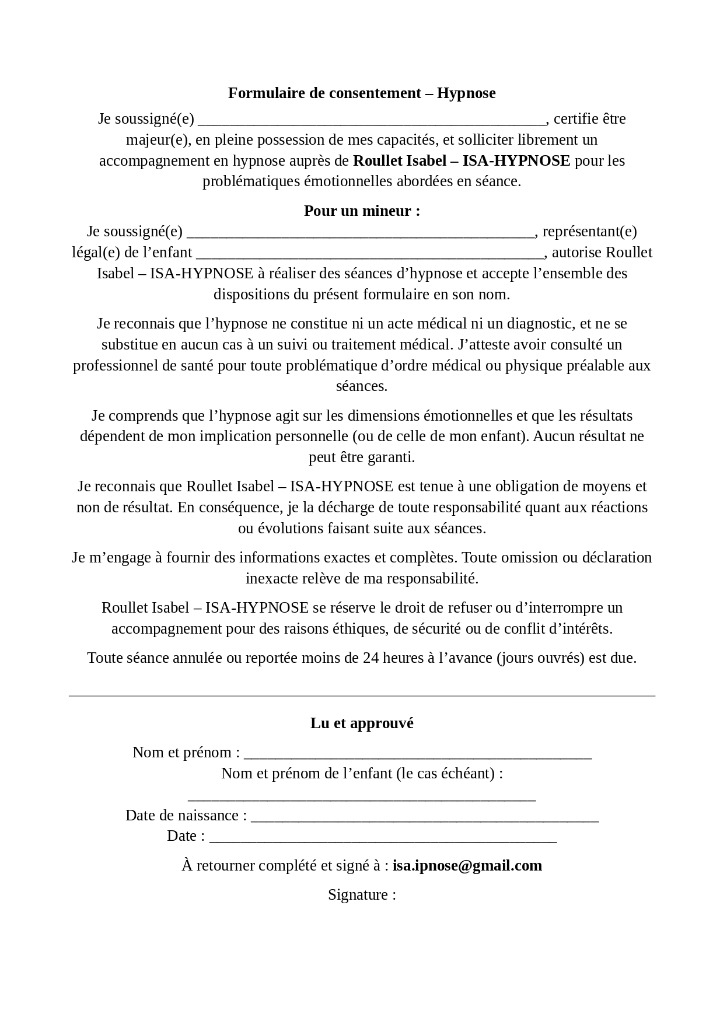 photo activite ROULLET / ISA-HYPNOSE