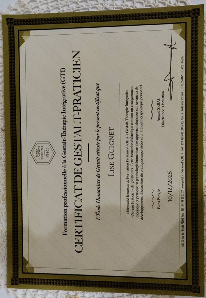 photo diplome Guignet Lise