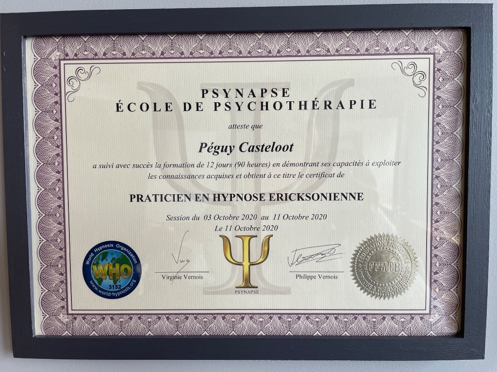 photo diplome Péguy Casteloot