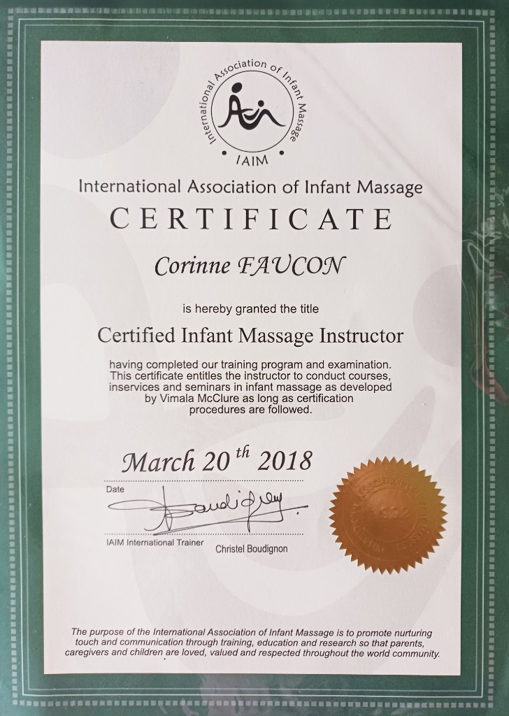 photo diplome Bulles de Douceur