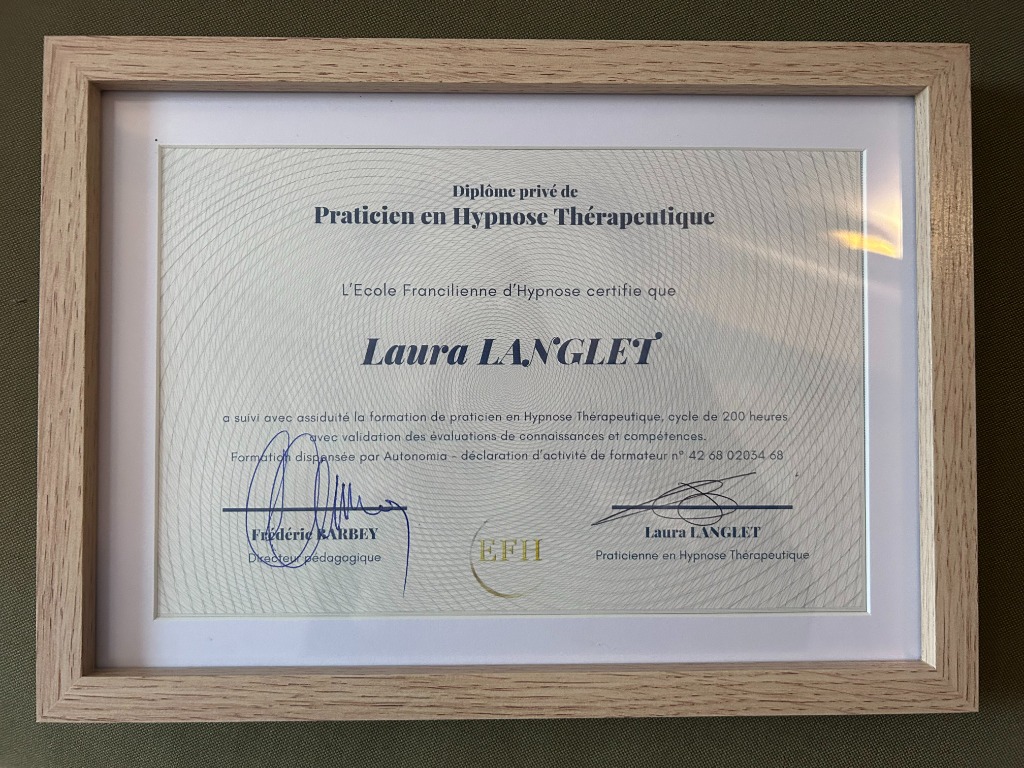 photo diplome Laura Langlet
