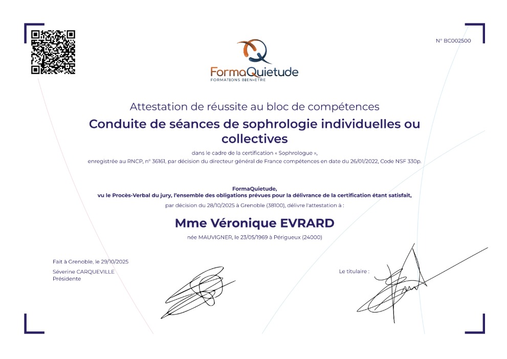 photo activite Véronique Evrard