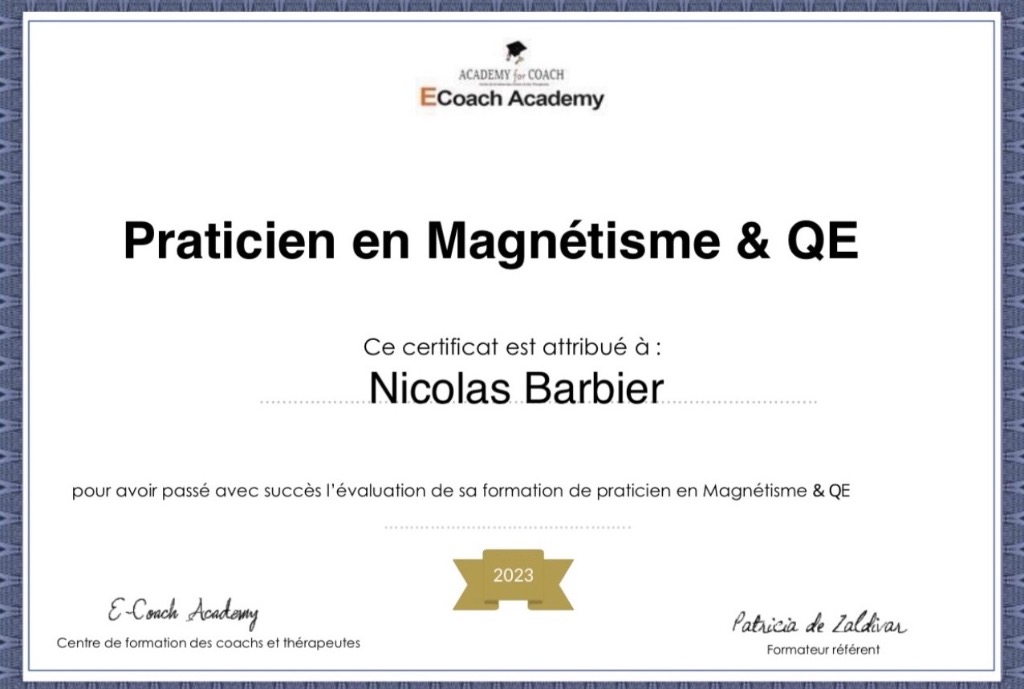 photo diplome Au creux des mains de Nicolas 