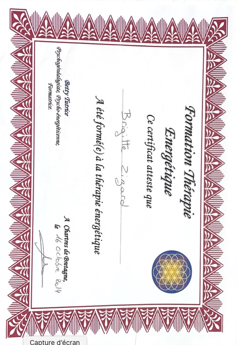 photo diplome Brigitte ZIZARD