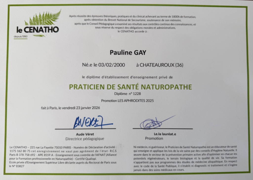 photo diplome Pauline Gay 