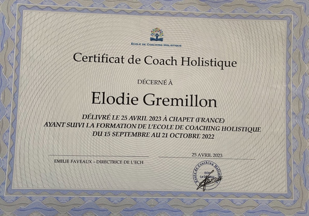 photo diplome Elodie GREMILLON