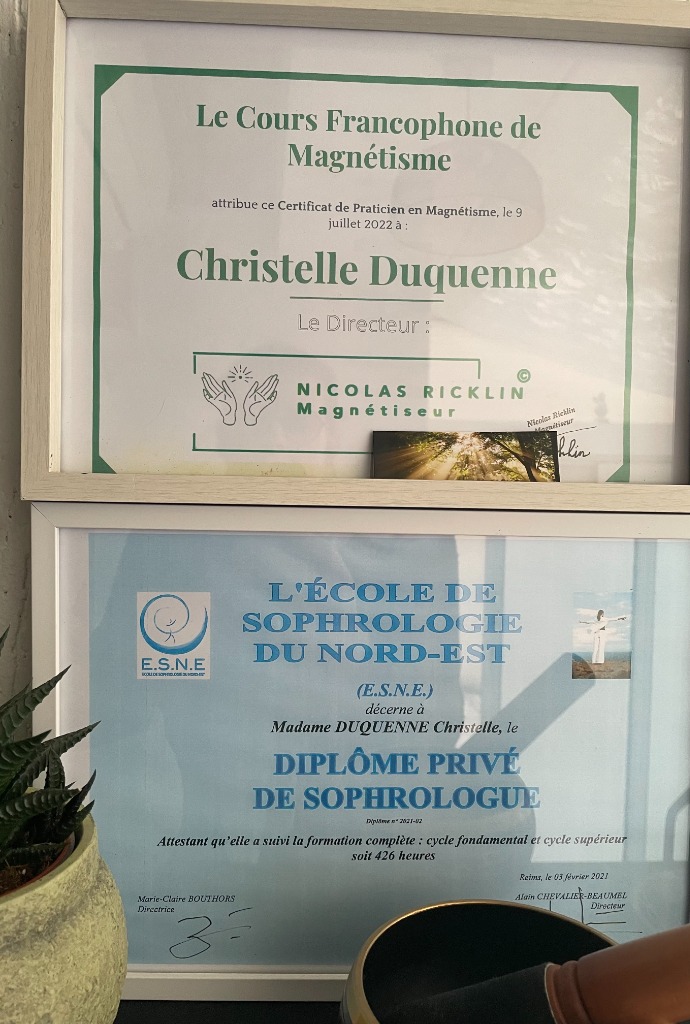 photo diplome Christelle Duquenne