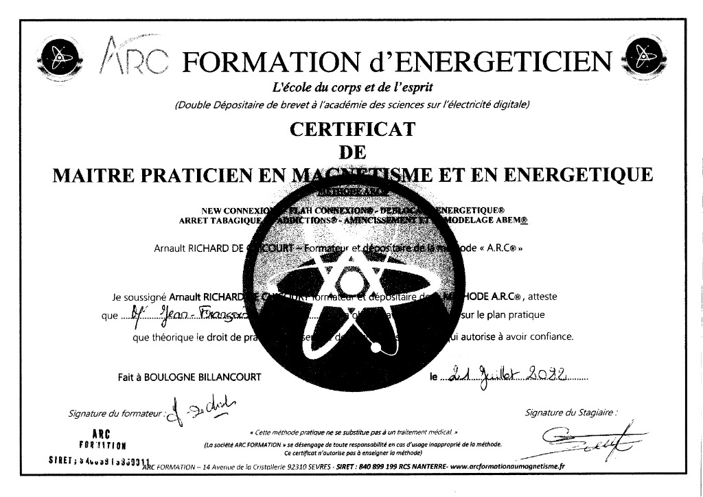 photo diplome Jean-francois Simon