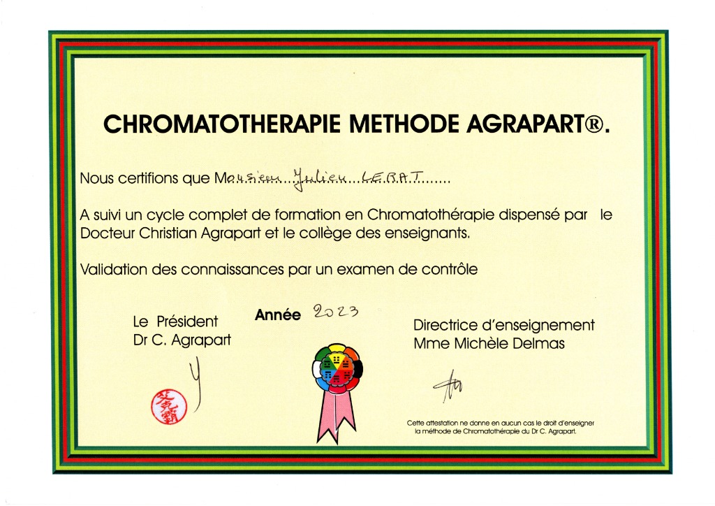 photo diplome Julien Lerat