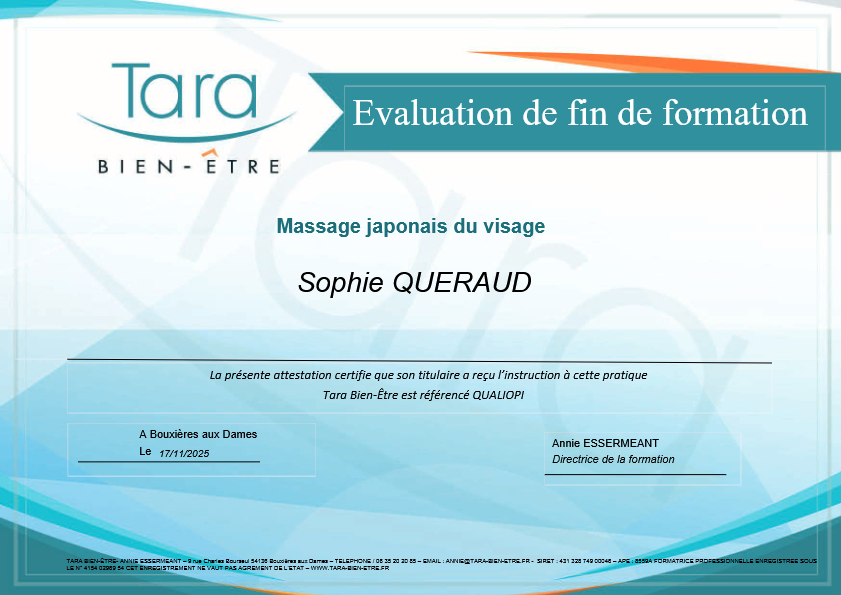 photo diplome Sophie Queraud