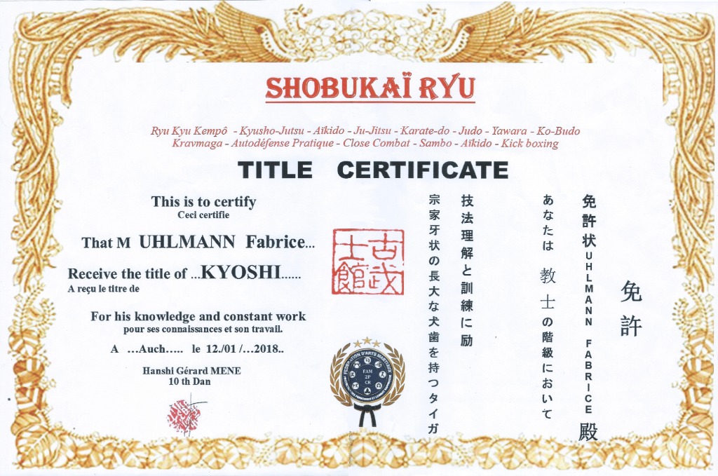 photo diplome Fabrice UHLMANN