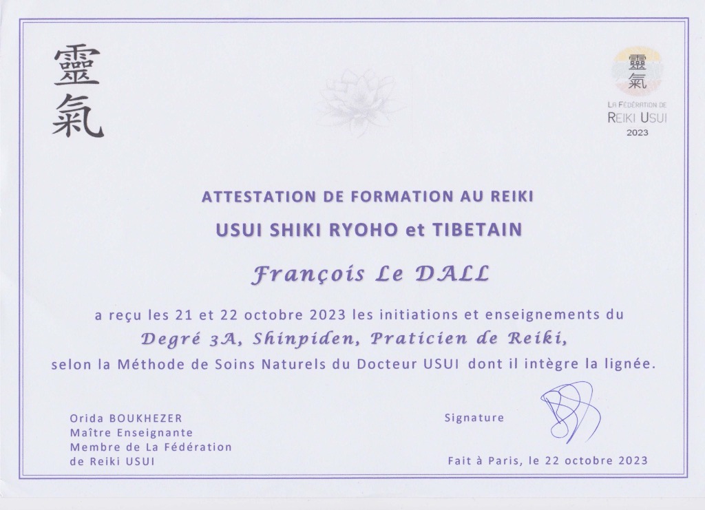 photo diplome François Le Dall