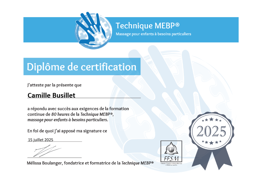 photo diplome Nomade (Camille BUSILLET)