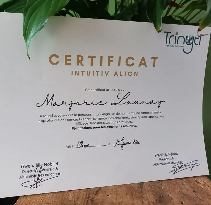 photo diplome Ula • Harmonisation émotionnelle