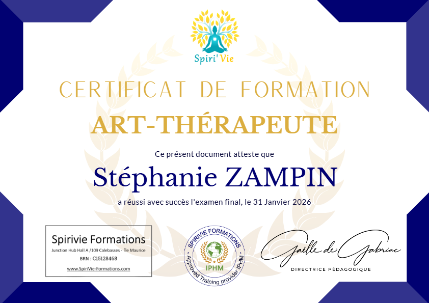 photo diplome Stéphanie Zampin