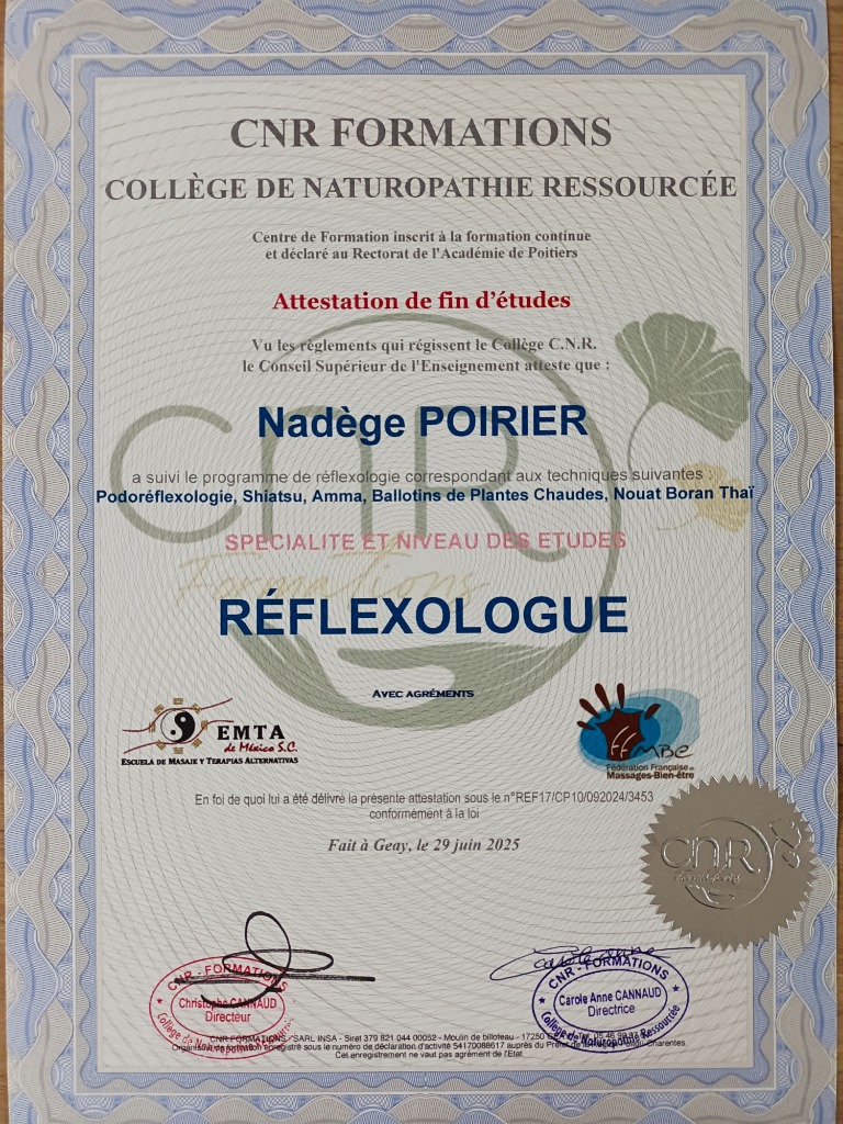 photo diplome Nadege poirier