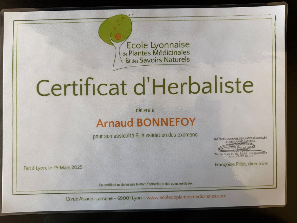 photo diplome Arnaud Bonnefoy