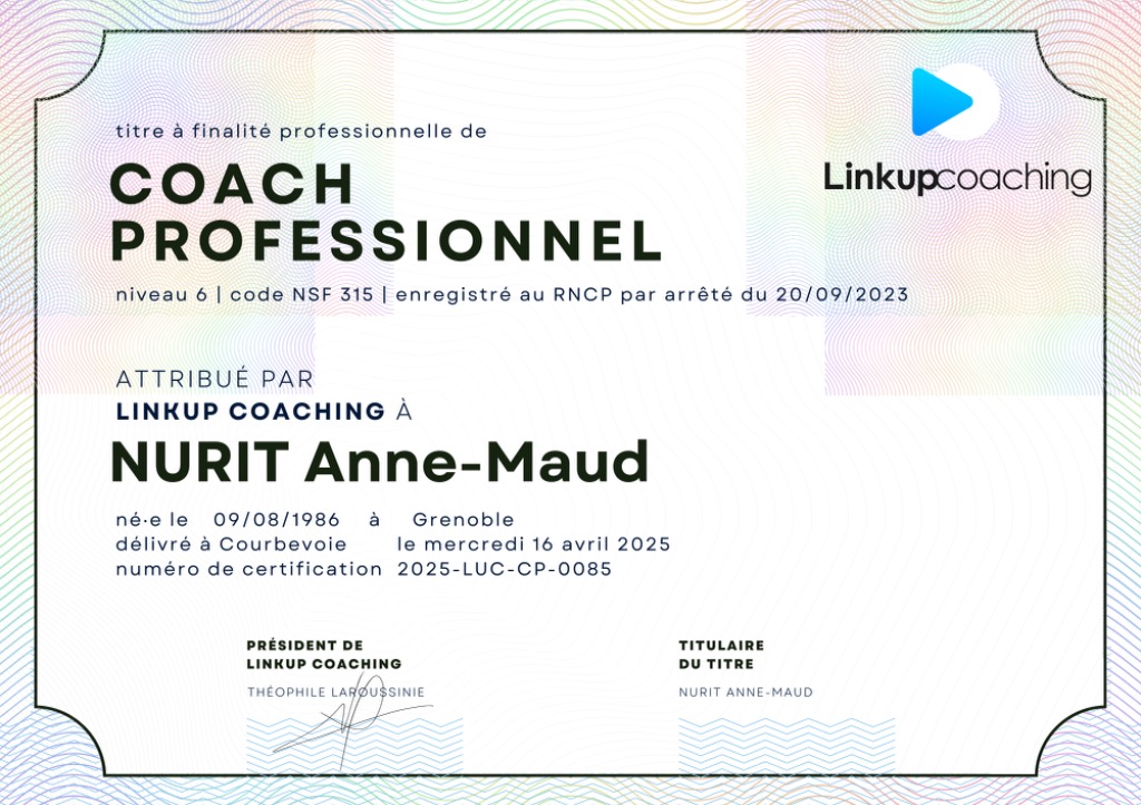 photo diplome Radix coaching