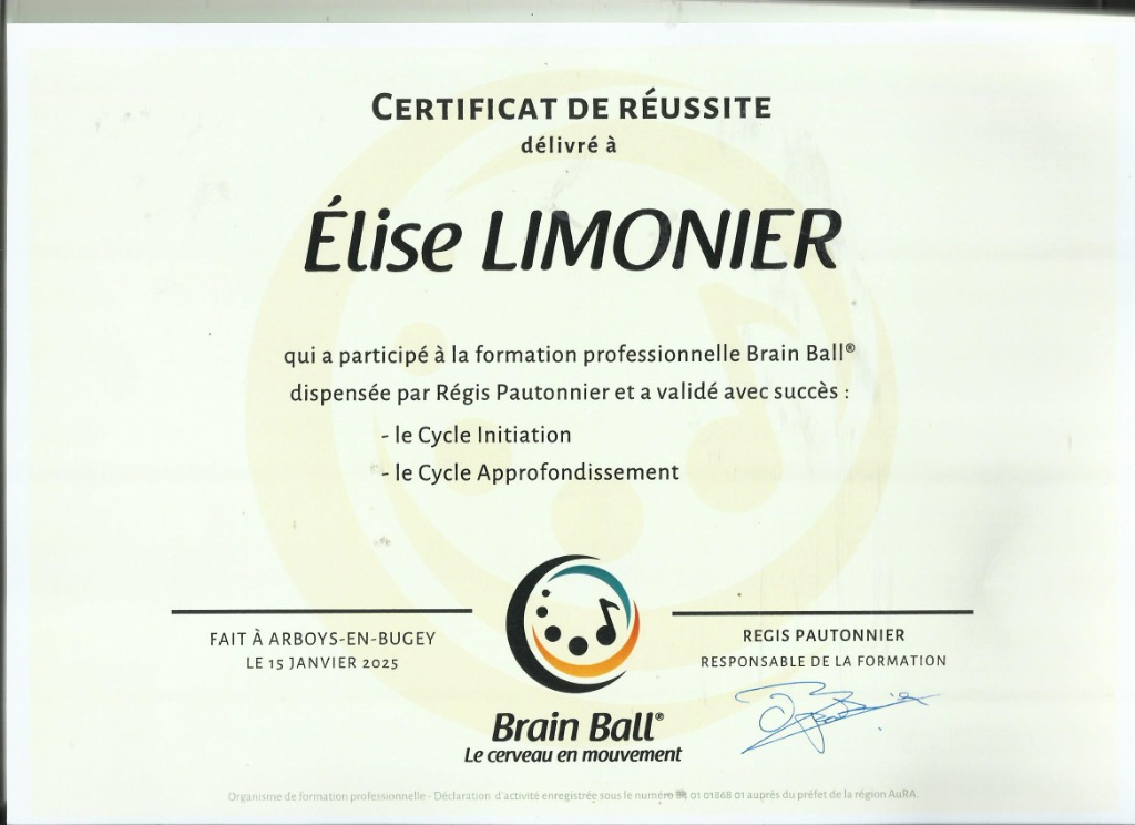 photo diplome Elise Limonier