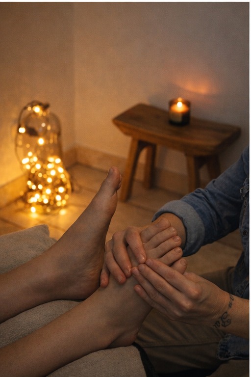 photo seance JB Réflexologie