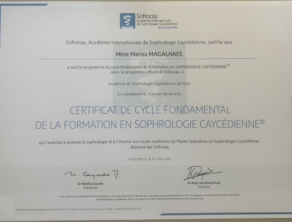 photo diplome Lefranc Marisa