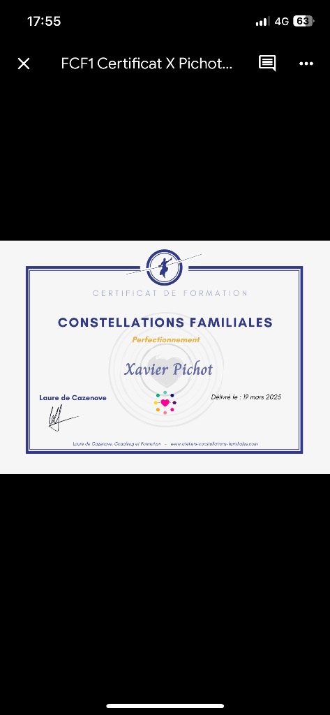 photo diplome Xavier Pichot