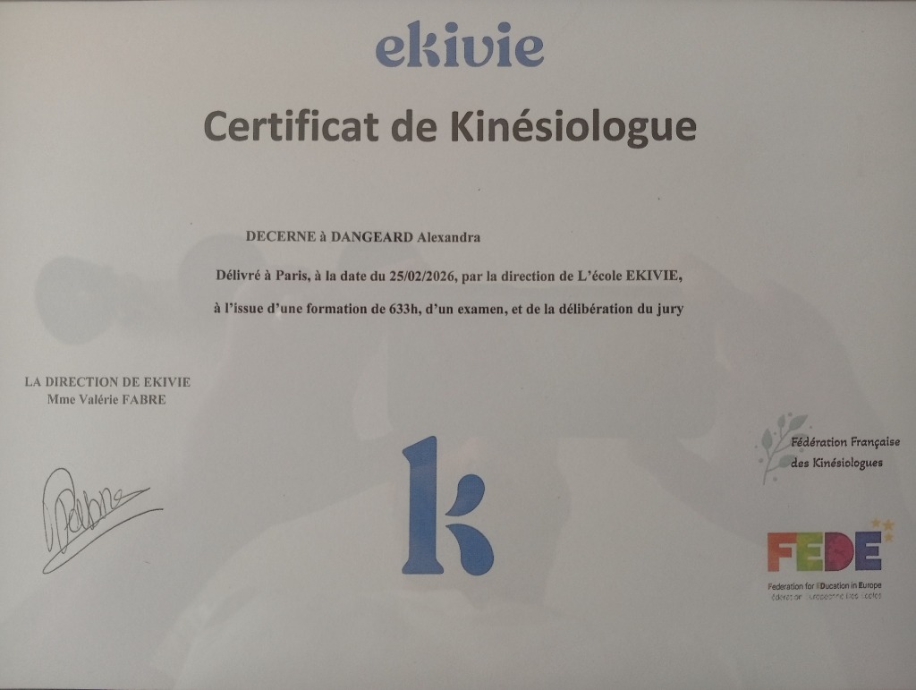photo diplome Alexandra dangeard