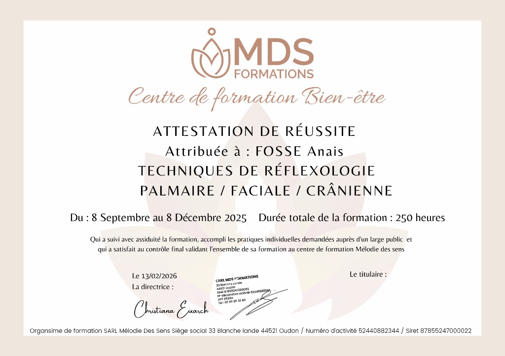 photo diplome Anaïs Fosse 