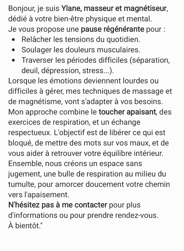 photo activite Ylane Fry